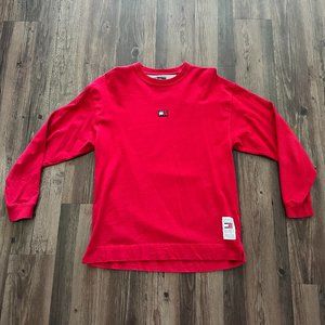 TOMMY HILFIGER x KITH T SHIRT MENS RED LOGO RARE - SMALL